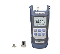 Medidor de potencia de fibra óptica Probador de cable SC/FC -70dBm~+10dBm, Probador de longitud de onda 850~1625nm para ingeniería de comunicación CCTV (Blue)