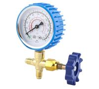 Medidor de presión de refrigerante para aire acondicionado, antifugas y preciso, válvula de llenado de refrigerante de aire acondicionado | Adecuado para el hogar, coche, oficina, habitación de hotel