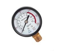 Medidor de presión radial Y50 con puerto NPT de 1/4 para medición de presión en suministro de agua, hidráulica de aceite y distribución de aire (40 mm)