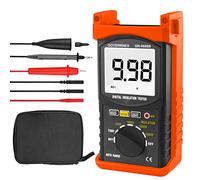 Medidor de Resistencia de Aislamiento,GR-6688B Probado de Resistencia de Aislamiento 200Gig Ohm digital Megger Megohm Meter con rango 500V/1000V/2500V/5000V,Pruebas para cable de calefacción
