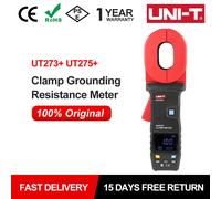 Medidor de Resistencia de Tierra con Pinza UNI-T UT273+ UT275+, Probador Digital de Resistencia a Tierra, Probador de Bucle 600Ω 1000Ω, Prueba de Corriente de Fuga UT273 PLUS