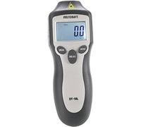 Medidor de rotación láser VOLTCRAFT® dt-10l 2 - 99 999 RPM/min medidor del número de revoluciones sin contattocalibra