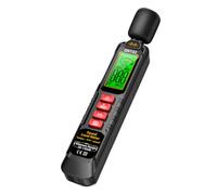 Medidor de sonido, detector de ruido - Pantalla LCD retroiluminada Rango de precisión de 30 - 130 dB Diseño compacto Mantiene datos para entornos industriales de trabajo