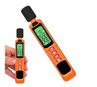 Medidor de sonido portátil | Indicador en tiempo real de 30dB a 130dB - Medidor digital de nivel de sonido | Para fábrica, sótano, aula, estudio, construcción nocturna