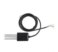 Medidor de suelo 7 en 1 para NPK PH conductividad temperatura humedad con almacenamiento IP68 resistente al agua medidor de suelo para invernadero, jardín, agricultura (7 en 1)