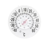 Medidor de temperatura interior y exterior | inalámbrica - Casa con indicador de clima y temperatura | Para oficina, dormitorio, interior, ventana, salón, jardín, terraza, balcón