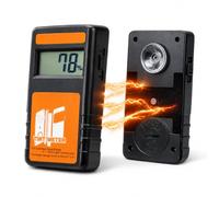Medidor de tinte de ventana para aplicación de la ley, 100 % VLT, probador de transmisión de luz visual, transmisor y receptor de medición continua para cortinas de ventana de vehículo de automóvil