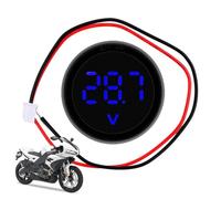 Medidor de voltaje de batería,Medidor de voltaje digital Probador de | Monitor de batería de coche Detector de voltaje automotriz para automóvil, motociclet