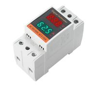 Medidor de voltaje y corriente de montaje en rieles, dispositivo medidor de voltajes de fácil instalación para electricistas y propietarios de viviendas, monitores de hogar