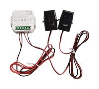 Medidor de WiFi para tuya Bidireccional con Pinza Medidor de(2CT) | Bidireccional, producción y consumo solar, app para tuya, pinza transformador incluida, medición precisa