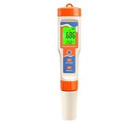 Medidor digital 7 en 1 de pH/salinidad/ORP/EC/TDS/fertilidad/temperatura. Probador de pH de agua de alta precisión (0,01) for acuarios, piscinas e hidroponía.,Análisis confiable