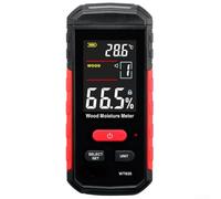 Medidor digital de humedad de madera, 8 modos, sensor de temperatura