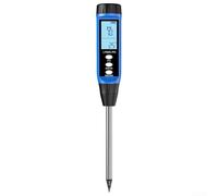 Medidor digital de humedad del suelo con pantalla LCD para pH y humedad - Medidor de jardín preciso para plantas en macetas y césped, sonda de 31 cm de largo (605)