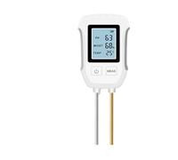 Medidor digital de humedad y pH del suelo for jardín, temperatura for jardinería e invernadero,Monitoreo preciso