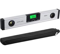 Medidor digital de nivel de agua de 400 mm a 16 pulgadas, con indicador de audio y base magnética, y pantalla LED grande y brillante