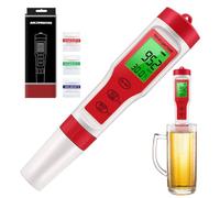 Medidor digital de pH para agua Detector sensor medidor temperatura EC PPM