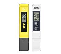Medidor Digital De PH/TDS/EC, Bolígrafo Termómetro, Filtro PPM Pureza Agua, Hidropónico For Monitor Piscina Acuario DeteccióN RáPida Y Precisa(Ph ec meter white)