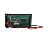 Medidor digital de potencia CC 0-500V 10A 5000W voltímetro amperímetro con retroiluminación LCD para monitoreo de sistema solar de batería marrón (doble cabeza)