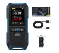 Medidor digital EMF ERD-10, detector de radiación 4 en 1 para uso doméstico, probador de fuerza de campo eléctrico, monitor de potencia RF, medidor de campo magnético y sensor de temperatura