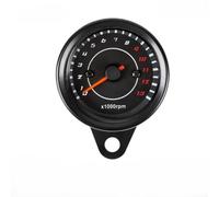 Medidor digital RPM para motocicletas Tacómetro retroiluminado LED Sensor sin contacto Compatible Metal Build 70mm