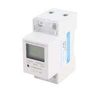 Medidor eléctrico de carril DIN, XTM35SC 35 mm 220 V 5 (80) A Medidor eléctrico digital de carril DIN monofásico 2 cables 2P Medidor de KWh electrónico