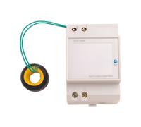 Medidor EléCtrico Digital de Carril DIN AC40-300V 100A VoltíMetro Medidor de Potencia Actual KWH Medidor de Frecuencia de EnergíA EléCtrica