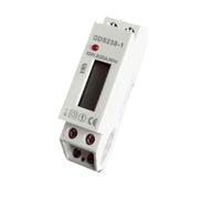 Medidor electrónico de energía de vatios-hora DDS238-1, 220 V CA, 5 (32) A, 60 Hz, monofásico, carril DIN, pantalla LCD