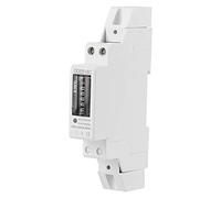 Medidor Energía Monofásico DDS518C Rail DIN 5A a 32A Pantalla LCD Alta Precisión para Uso Doméstico Medidor Eléctrico Antirrobo KWh