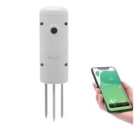Medidor inalámbrico de humedad del suelo, probador temperatura y, Monitor plantas, Detector impermeable IP67 for plantación jardines,Monitoreo preciso(Moisture tester)