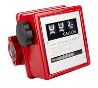 Medidor mecánico de combustible de 1 pulgada 4-16 GPM, 3 digitales de aluminio diésel medidor de flujo de gasolina para bombas de transferencia de combustible