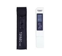 Medidor probador TDS for pruebas de calidad del agua, 3 en 1 (TDS,EC,temperatura), 0-9990 ppm + medidor pH digital y 0-14, Probador preciso(EC meter)
