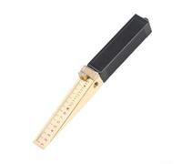 Medidor vernier de cuña negra dorada de 0 a 15 mm, herramienta de medición de huecos con peso deslizante para inspección de planitud y uso de alta altitud en varillas telescópicas para ingenieros de