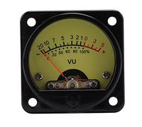 Medidor VU de panel para audio profesional, medidor VU con placa controladora, pantalla LED retroiluminada de 12 V, fuente de alimentación CA/CC de 6 a 12 V y 55 mA, ideal para (CQ-45H)