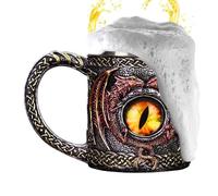 Medieval Beer Mug 450ml Double-Layer - - - Insulated Anti-Slip Handle Cup | | Drinking Tankard Coffee Cup for Juice Milk Tea Beverage | | | Home School Office Bar Medieval Beer Mug 450ml Double-Layer Mug