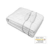 medisana HU 676 calefacción bajo la cama XXL, calienta cama 150 x 160 cm | apagado automático, protección contra sobrecalentamiento, 4 niveles de temperatura, lavable, con 2 elementos de control