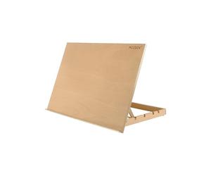 MEEDEN Caballete de escritorio extra grande: 50,8 cm x 76,2 cm Soporte de tablero de dibujo de madera de haya portátil - Caballete de dibujo y boceto ajustable en 5 posiciones
