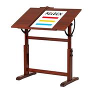 MEEDEN Mesa de Dibujo de Madera: Mesa de Dibujo Ajustable en Altura de 90 x 60 cm - de Arte y Manualidades - de Pintura para Artistas y Pintores - Inclinable para Escritura y Lectura