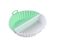 MeevrgR Bandeja de horno de silicona resistente para galletas, magdalenas, freidora de aire, fácil de limpiar, 20 cm (B)