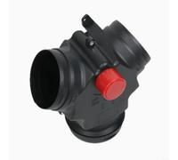 MeevrgR Conector de conducto ajustable de 3 vías, reductor recto de 90 mm a 75 mm para calentador de estacionamiento diesel, divisor de ventilación de aire de plástico ABS con control de encendido