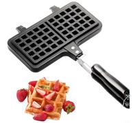 MeevrgR Molde antiadherente de aleación de aluminio para horno con diseño floral para cocina de gas, utensilios de cocina, portátil, negro (B)
