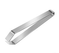 MeevrgR Pinzas de hueso de pescado de acero inoxidable | Borde plano y biselado para un fácil deshuesado en casa, picnics y al aire libre (borde plano)