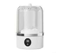 MeevrgR Portátil para mini taza de lavandería para prendas delicadas | Lavado suave para ropa interior, ropa de bebé y objetos pequeños sin fregar duro (blanco)