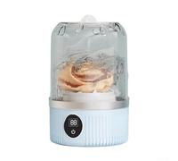 MeevrgR Portátil para mini taza de lavandería para prendas delicadas | Lavado suave para ropa interior, ropa de bebé y objetos pequeños sin fregar duro (azul)