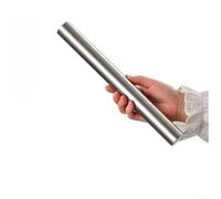 MeevrgR Rodillo de acero inoxidable 304 para hornear y cocinar, rodillo de masa resistente con acabado suave para pastelería, pizza, fideos y albóndigas, utensilio de cocina fácil de limpiar, 30 x 3
