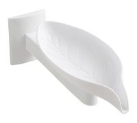 MeevrgR Soporte para jabonera con drenaje automático, ajustable, PP