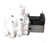 MeevrgR Válvula solenoide de 2 vías de 12 V para inodoro inteligente, válvula de entrada de agua reductora de presión de cobre, rango de 0.02-0.8 MPa, alimentación de 6.5 W CC, conexión de 2 puertos