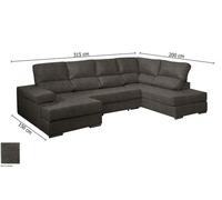 Mega sofa cama chaise longue rinconera italia 315cm