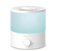 MEGAWISE - Humidificador, bruma fresca, ideales para dormitorios, cuartos de bebés, oficinas y plantas, difusor aceites esenciales, 1,5 l, salida ajustable, ultrasónico silencioso, 25 dB, hasta