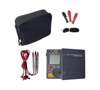 Megóhmetro Digital 2500V Medidor Aislamiento 40GΩ | para rango 1MΩ-40GΩ, voltaje AC/DC 1000V, para compacto ABS, para ideal mantenimiento eléctrico industrial