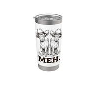 Meh Cabras Vaso térmico de acero inoxidable de doble pared